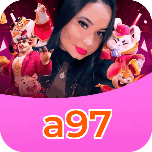 Interface do aplicativo a97 mostrando jogos disponíveis no iOS e Android